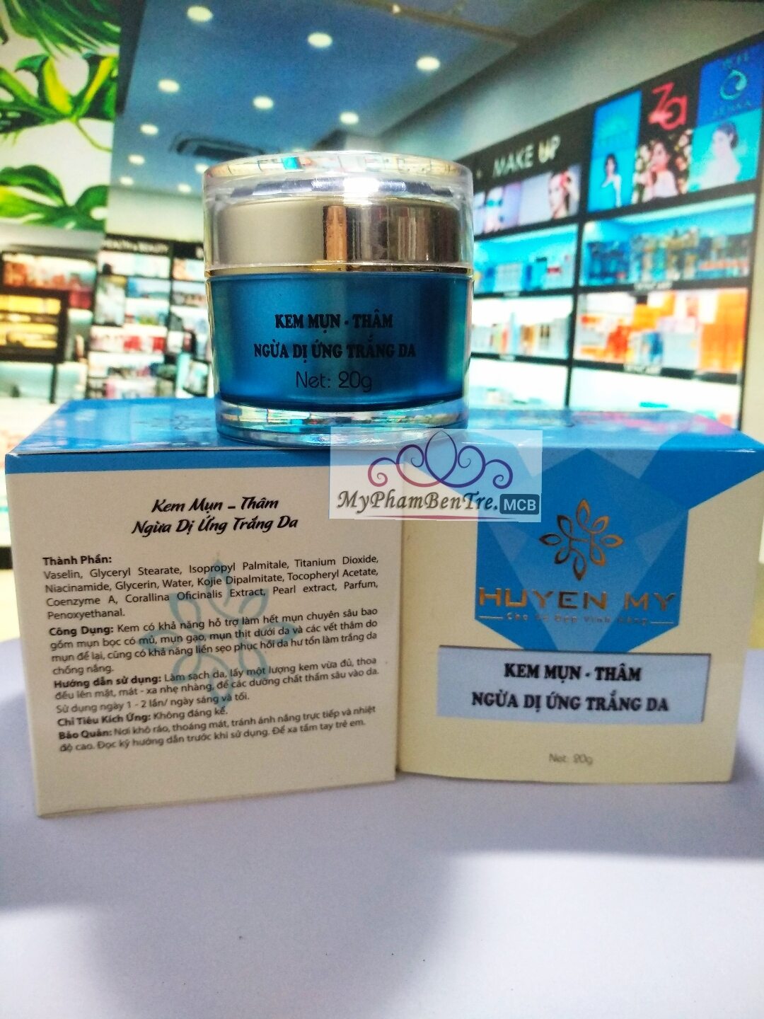 Kem mụn thâm ngừa dị ứng trắng da 20g