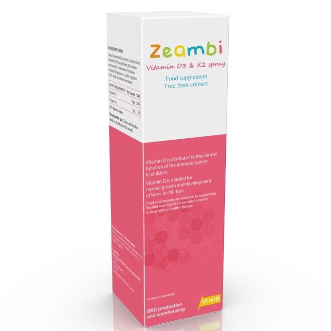 Vitamin d3k2 Zeambi dạng xịt nhập khẩu