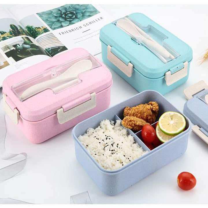 HỘP CƠM LÚA MẠCH 3 NGĂN