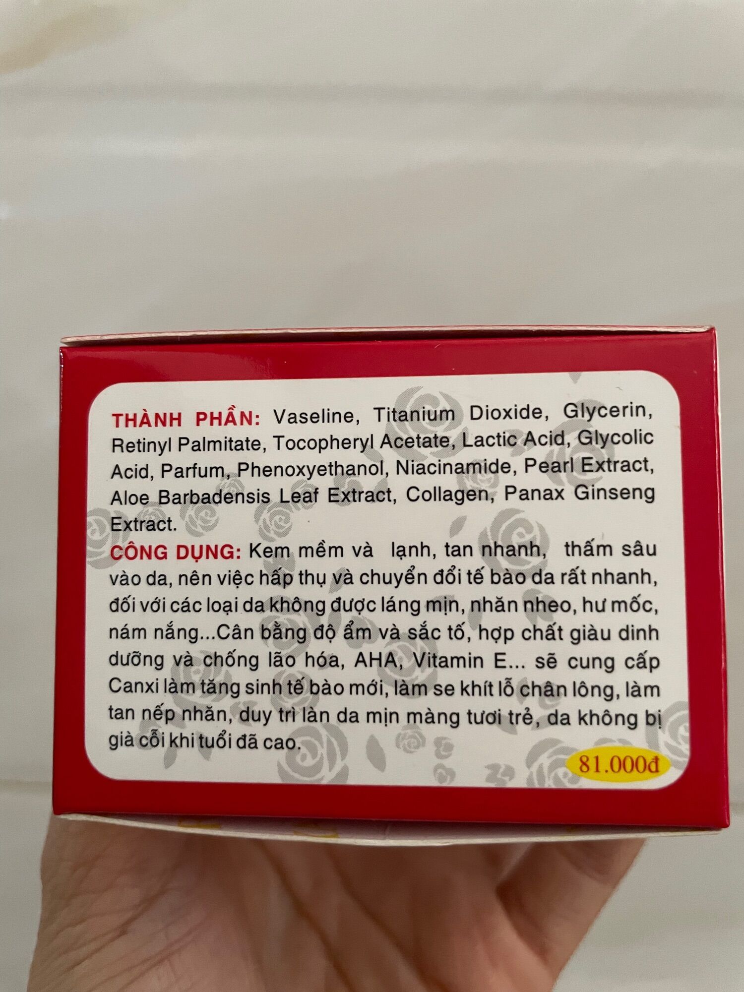 (Sỉ) Kem Romiyar trắng da mặt chống nắng 15gram