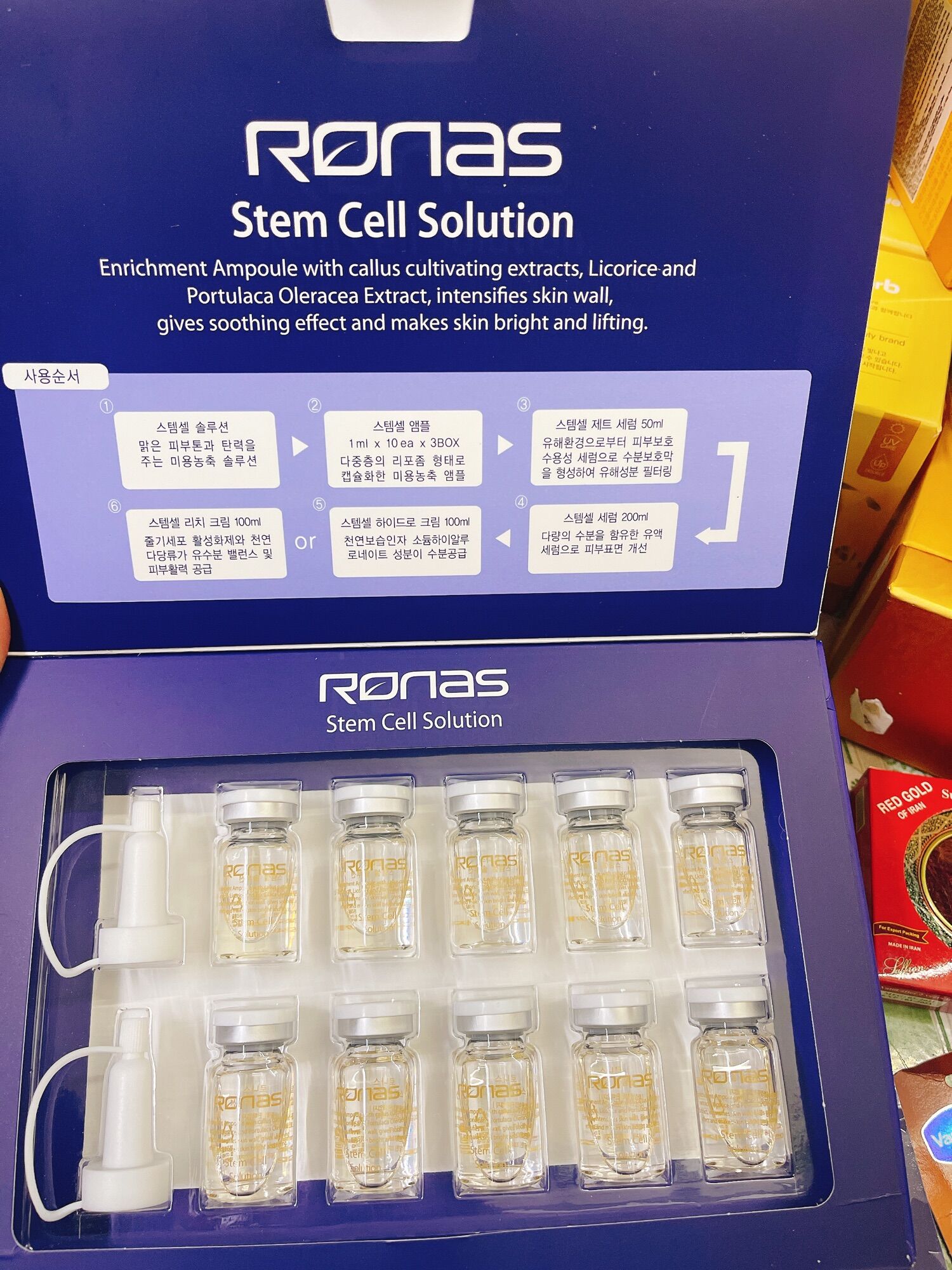 TẾ BÀO GỐC RONAS STEM CELL SOLUTION HÀN QUỐC chính hãng