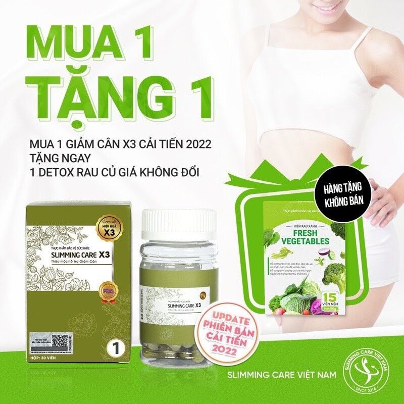 Giam cân x.3 + tặng kèm detox