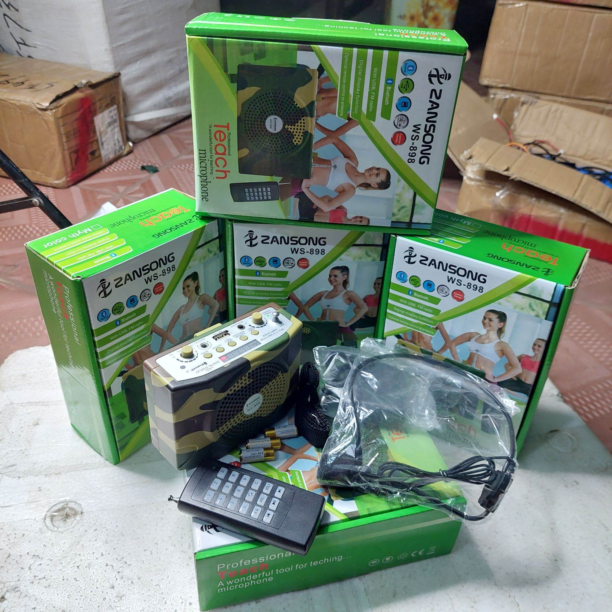 Loa bẫy chim thú Ws898 loại 1. Loa trợ giảng. Tặng thẻ tiếng 4gb.