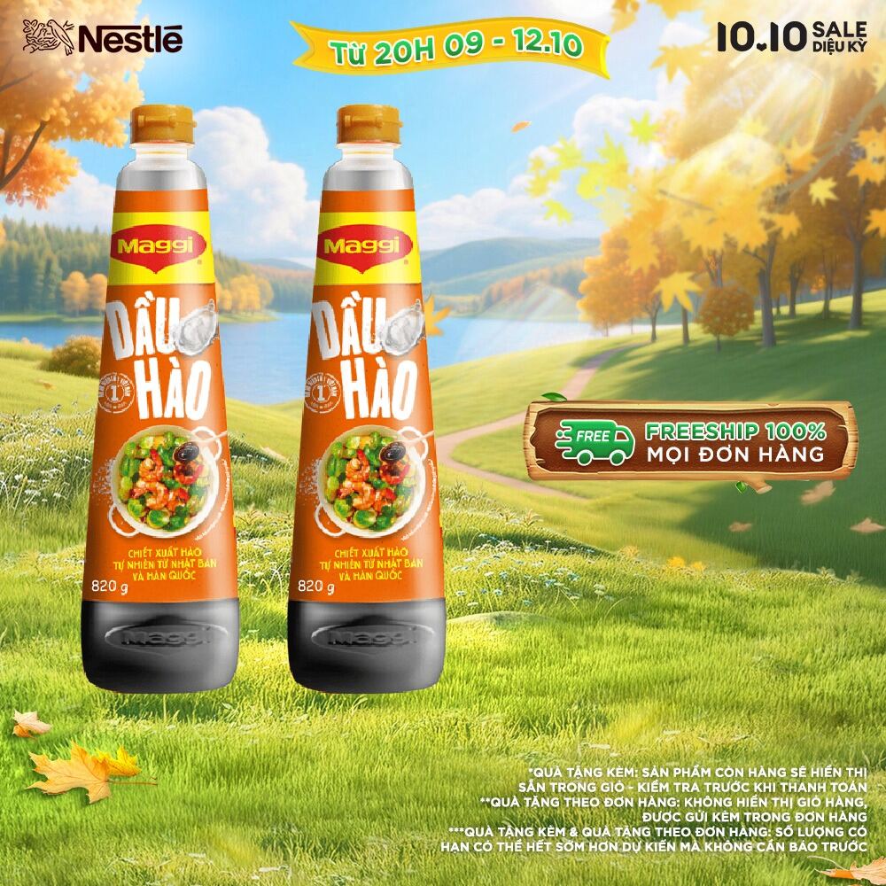 [FREESHIP TOÀN QUỐC] COMBO 2 Dầu hào MAGGI® chai 820g
