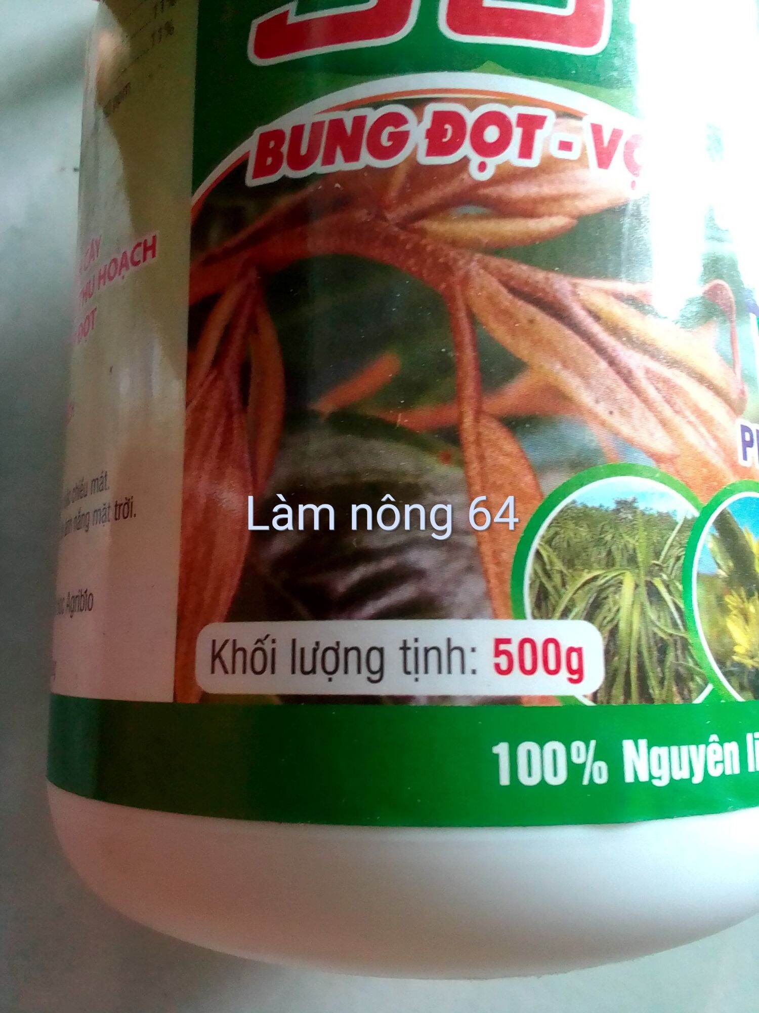 (Làm nông 64) Phân bón vi lượng 33-11-11, KL:500gam
