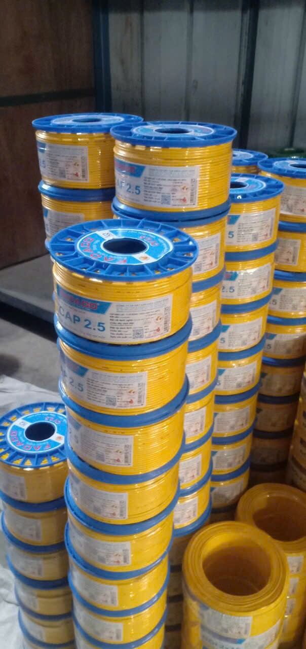 DÂY ĐIỆN ĐƠN CV FADACO/DAPHACO (CUỘN 100 MÉT)