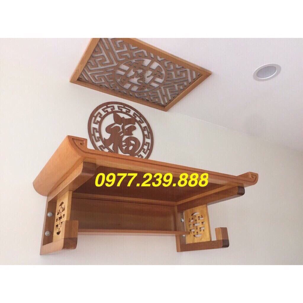 Bàn thờ gỗ sồi full bộ 61cm