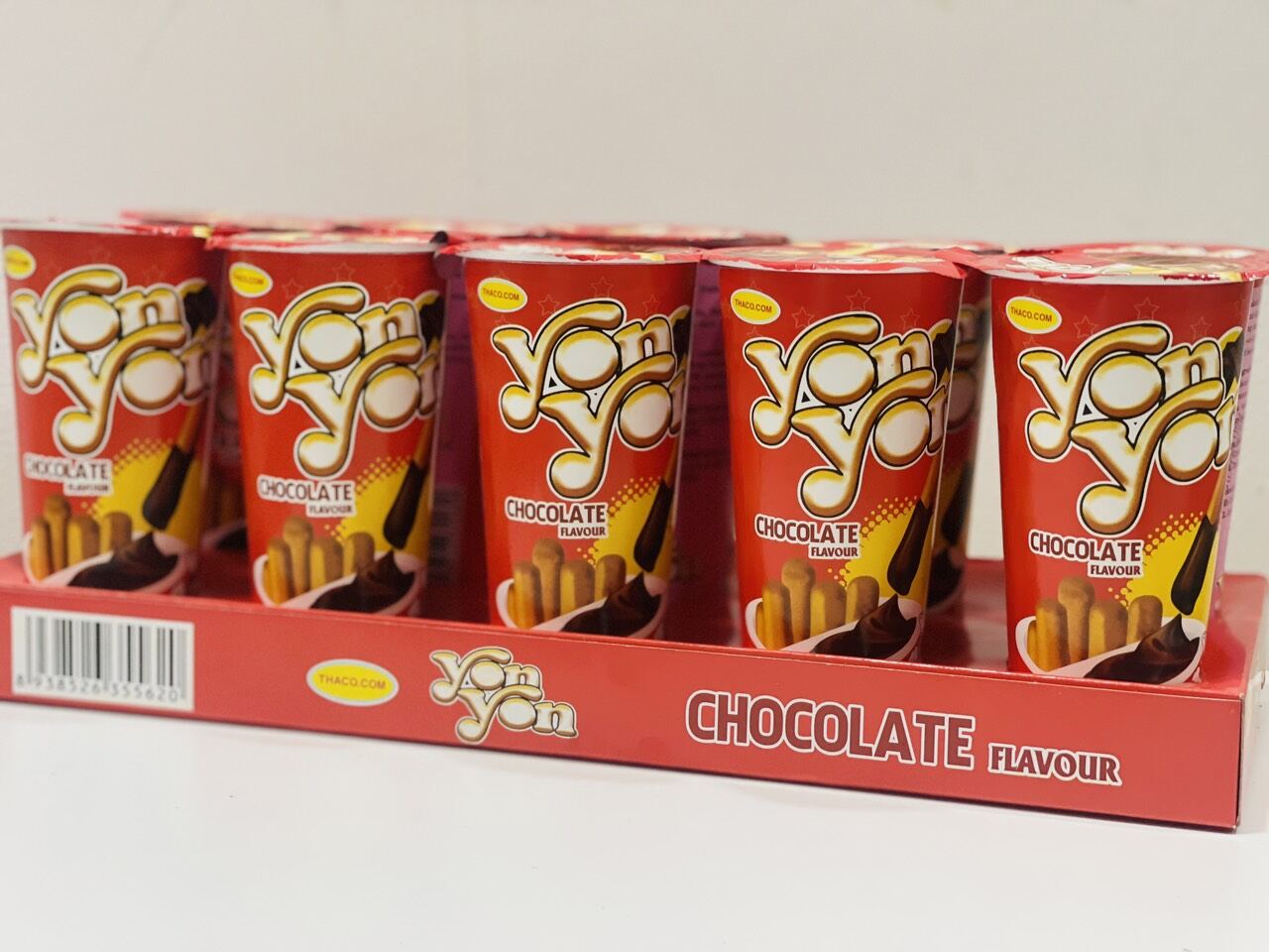 COMBO 6 Hộp bánh que chấm kem vị Socola/Dâu/Vani giòn ngon