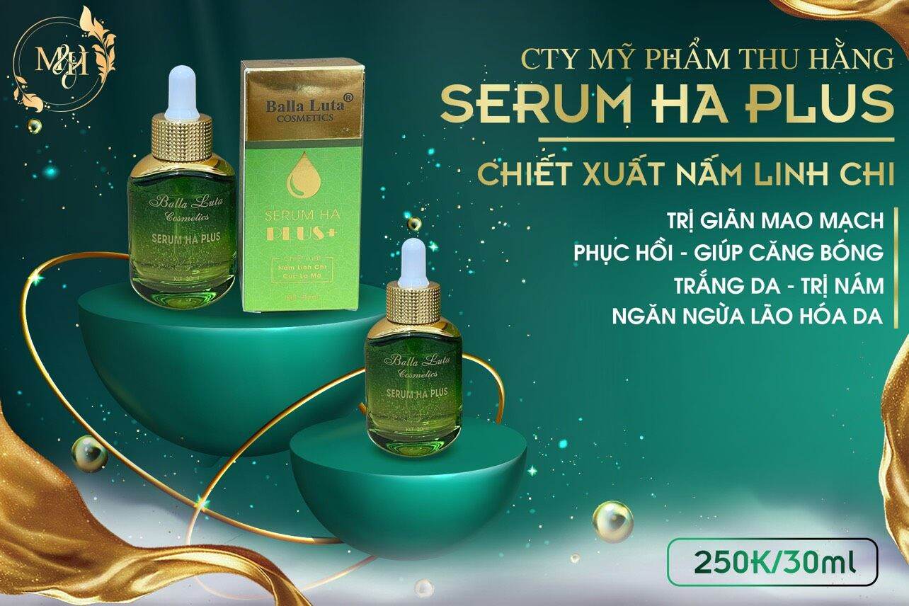 Serum HA Plus Balla Luta Chiết xuất Nấm Linh Chi