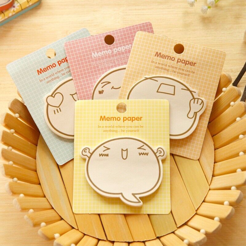 Giấy note ghi chú cảm xúc dễ thương
