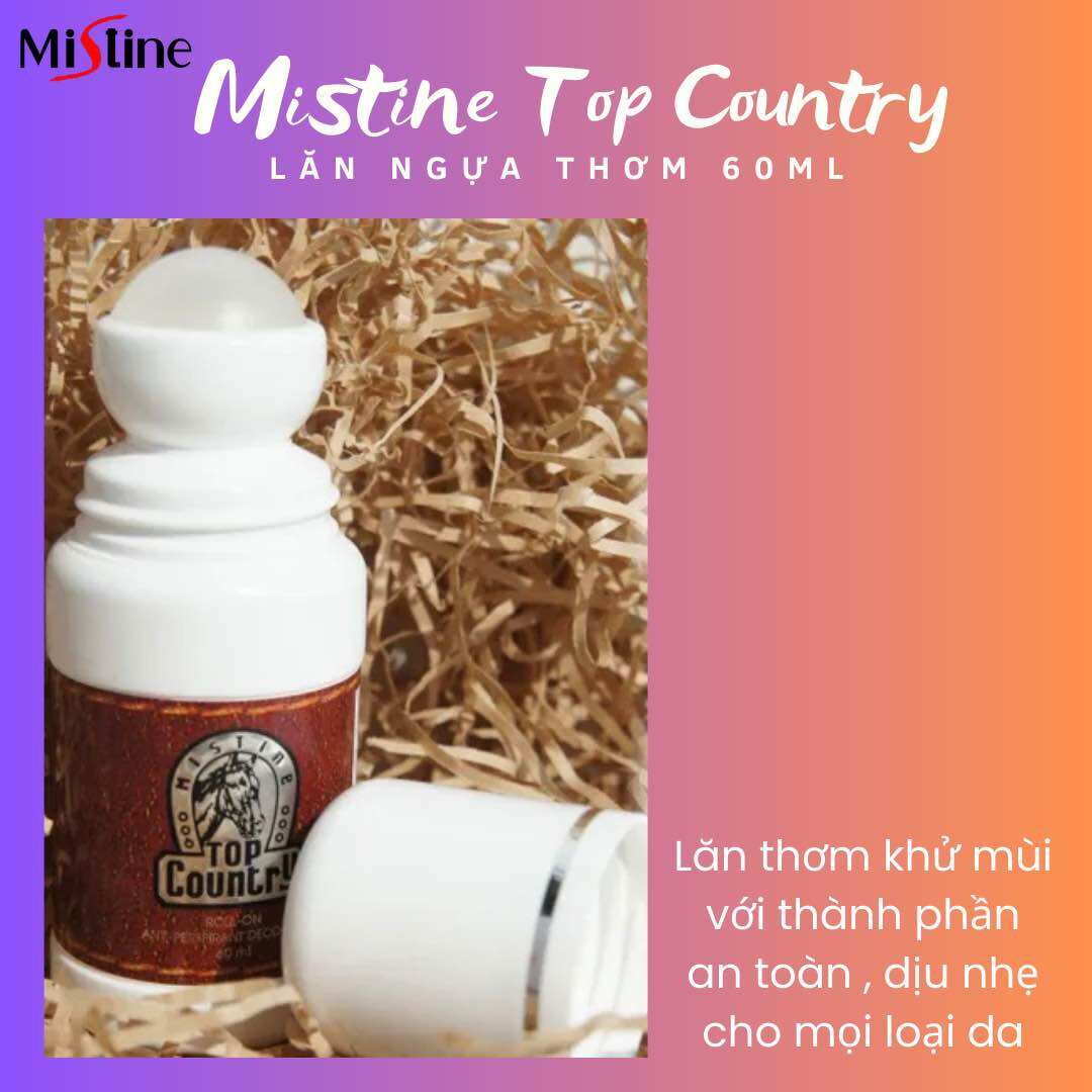 [HCM]Lăn khử mùi MISTINE -TOP COUNTRY 60ML