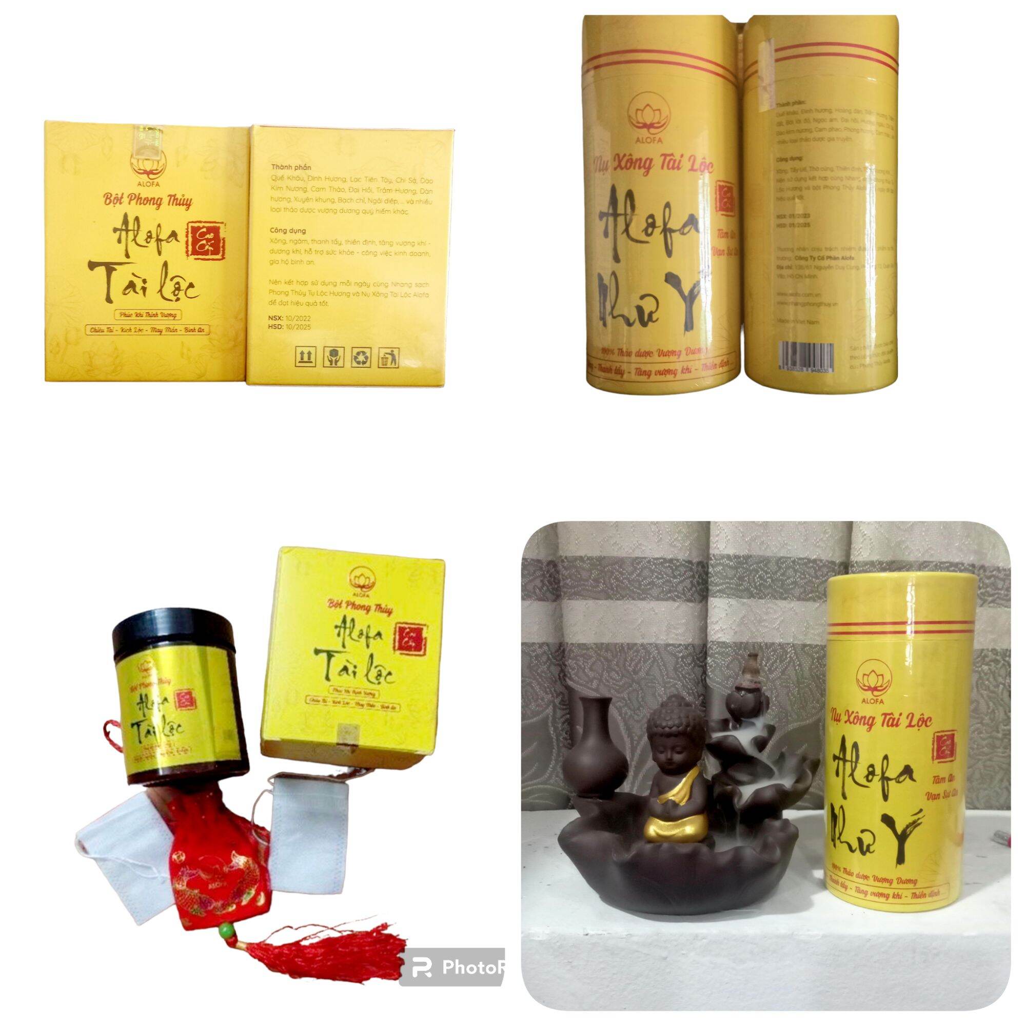 BỘT PHONG THUỶ ALOFA - NỤ ALOFA (MẪU MỚI)