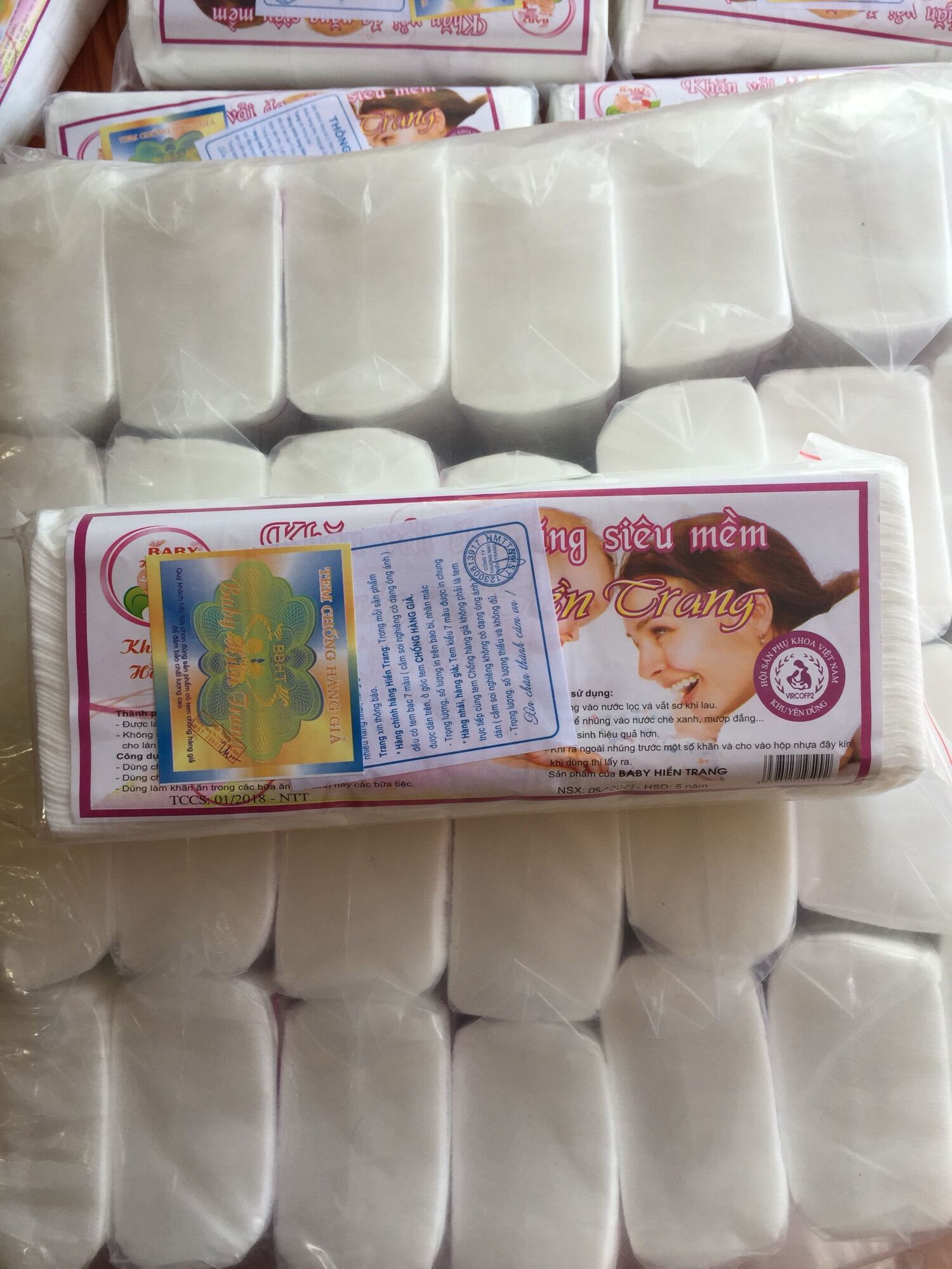 Khăn vải khô đa năng hiền trang/200g