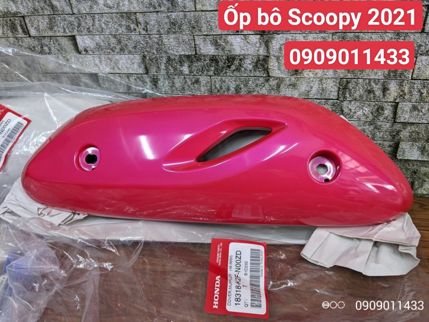 Ốp pô xe scoopy 2021 đến 2023