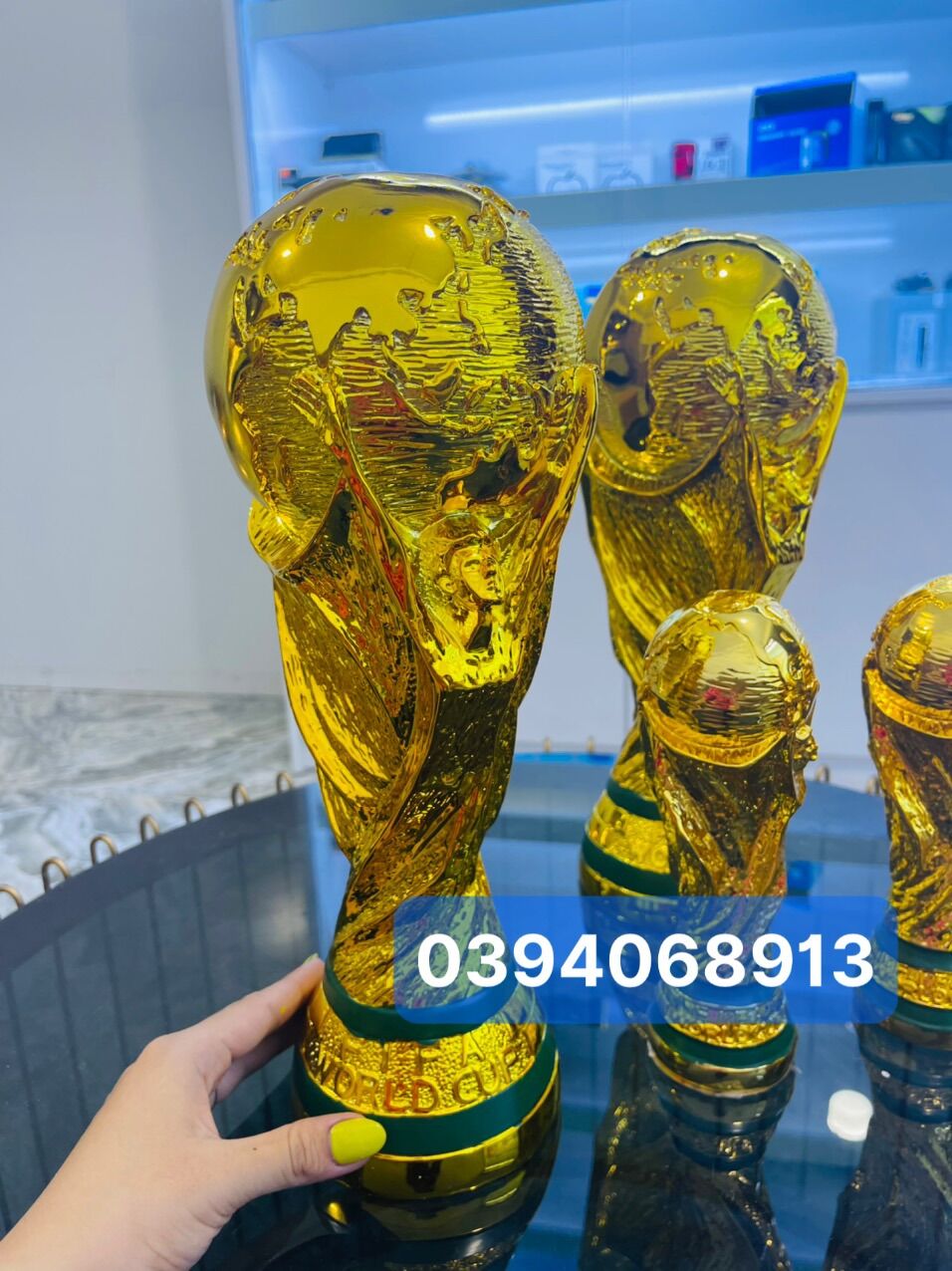 Cúp bóng đá thế giới world cup sz 28cm