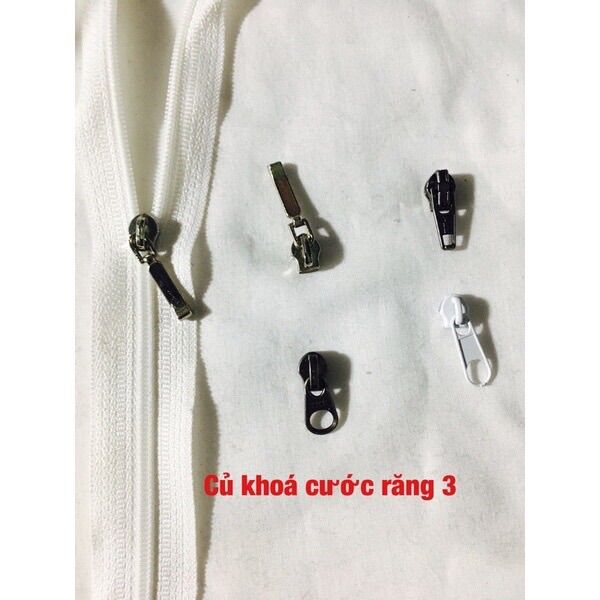 10 chiếc củ khoác cước răng 5 thay khoá áo khoác,túi xách,túi da,ga gối