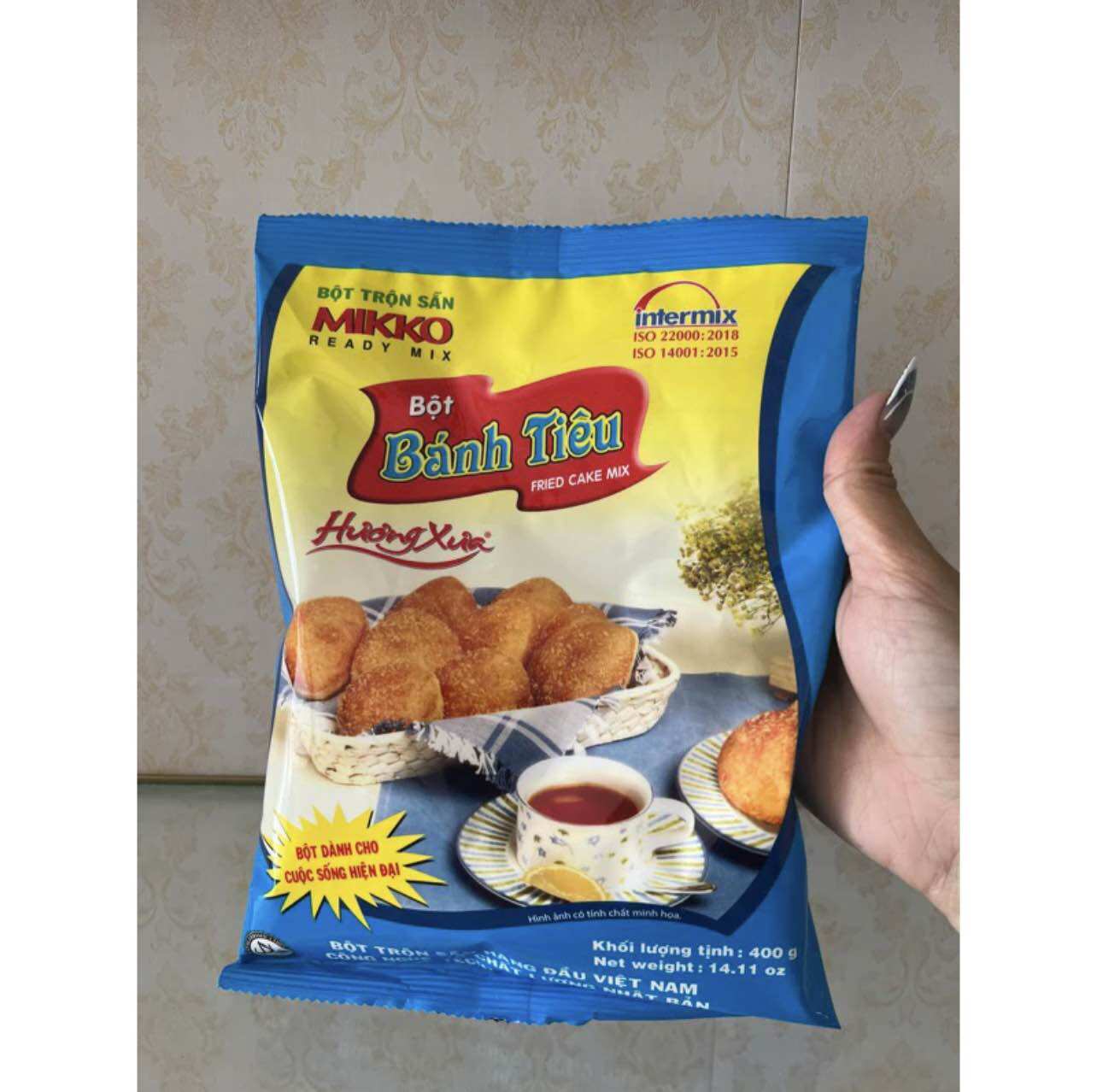 Bột bánh tiêu 400g - MIKKO HƯƠNG XƯA
