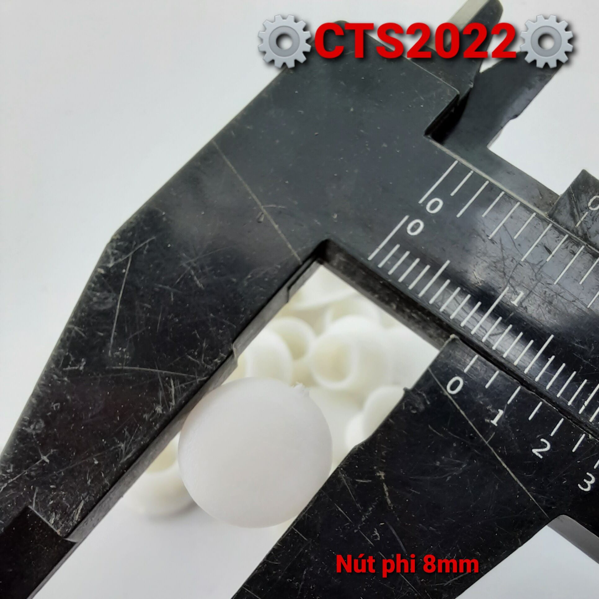 2 Nút nhựa bịt lỗ phi 8mm