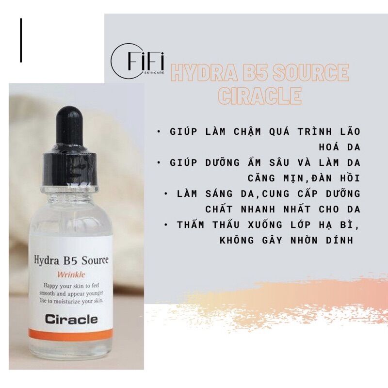 Tinh chất Phục Hồi Cấp Ẩm Ciracle Hydra B5 Source