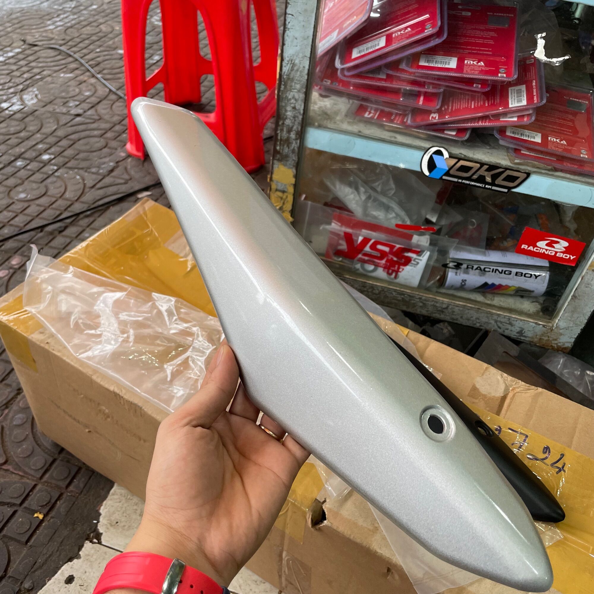 Ốp Pô Satria Raider zin