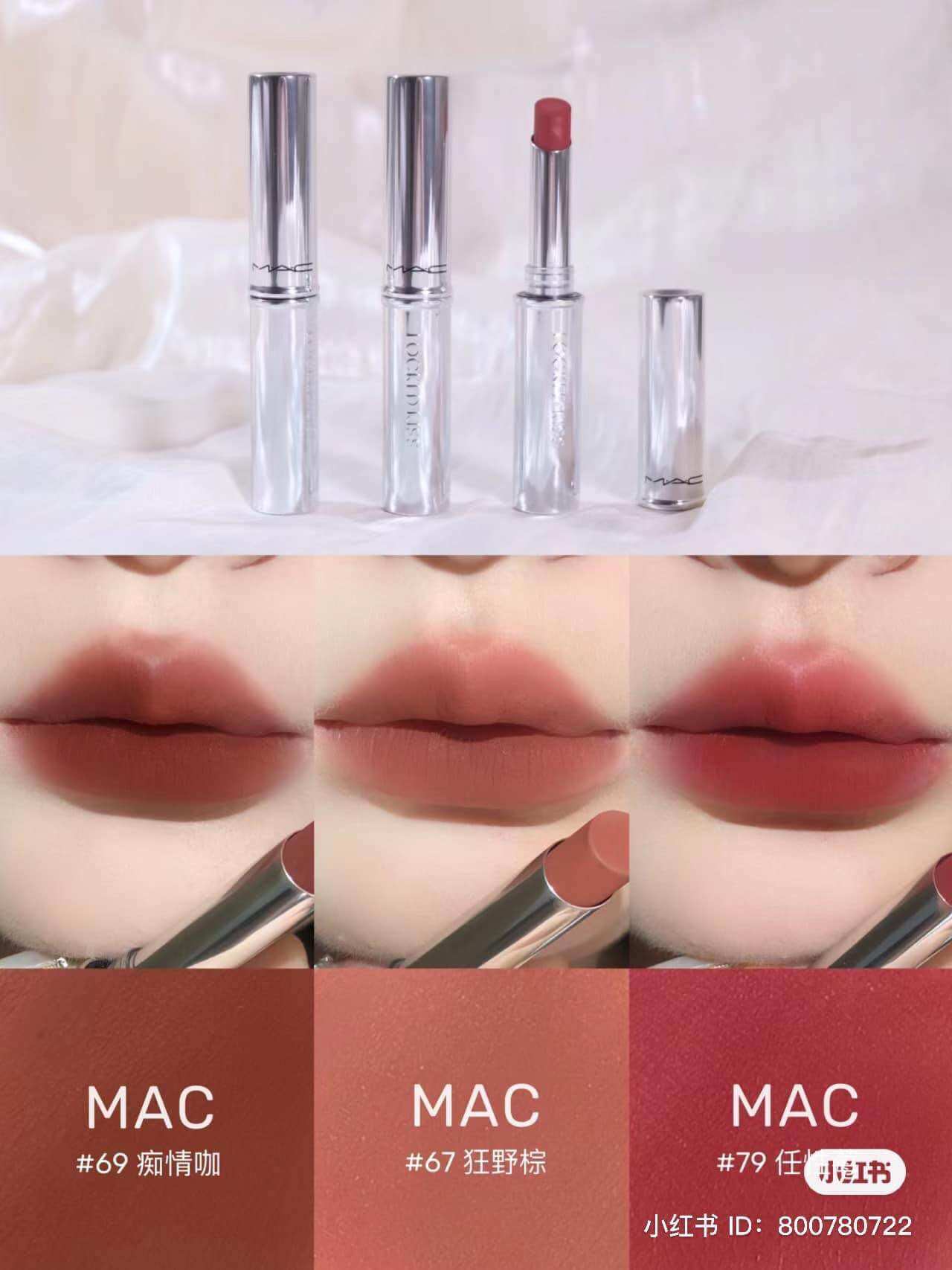 [FreeshipMAX] Son Thỏi Locked Kiss 24HR Lipstick MAC Mới