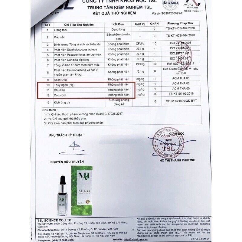 [HCM]DR MAI MỤN CHÍNH HÃNG