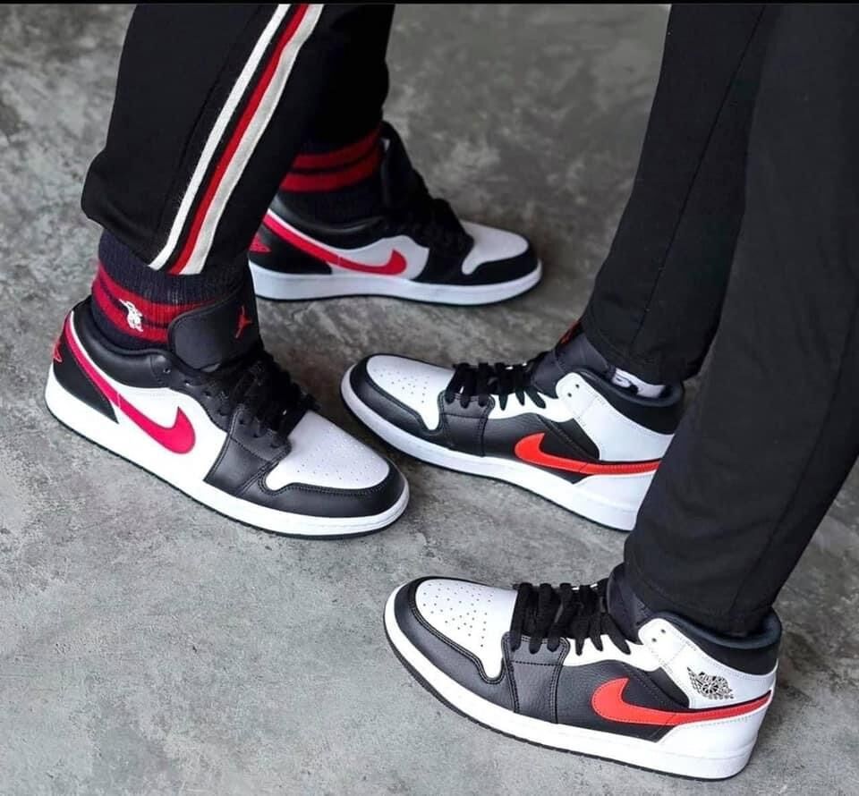 Giày Nike Air Jordan 1 Low Siren Red (chính hãng)