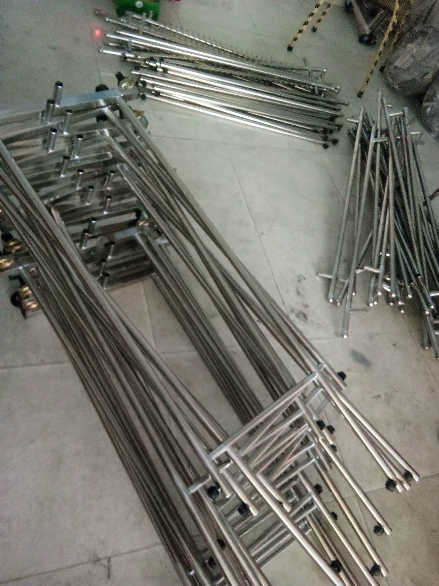 [Siêu Rẻ]Sào phơi đồ đôi chân vuông Inox 100% chắc chắn ko gỉ sét