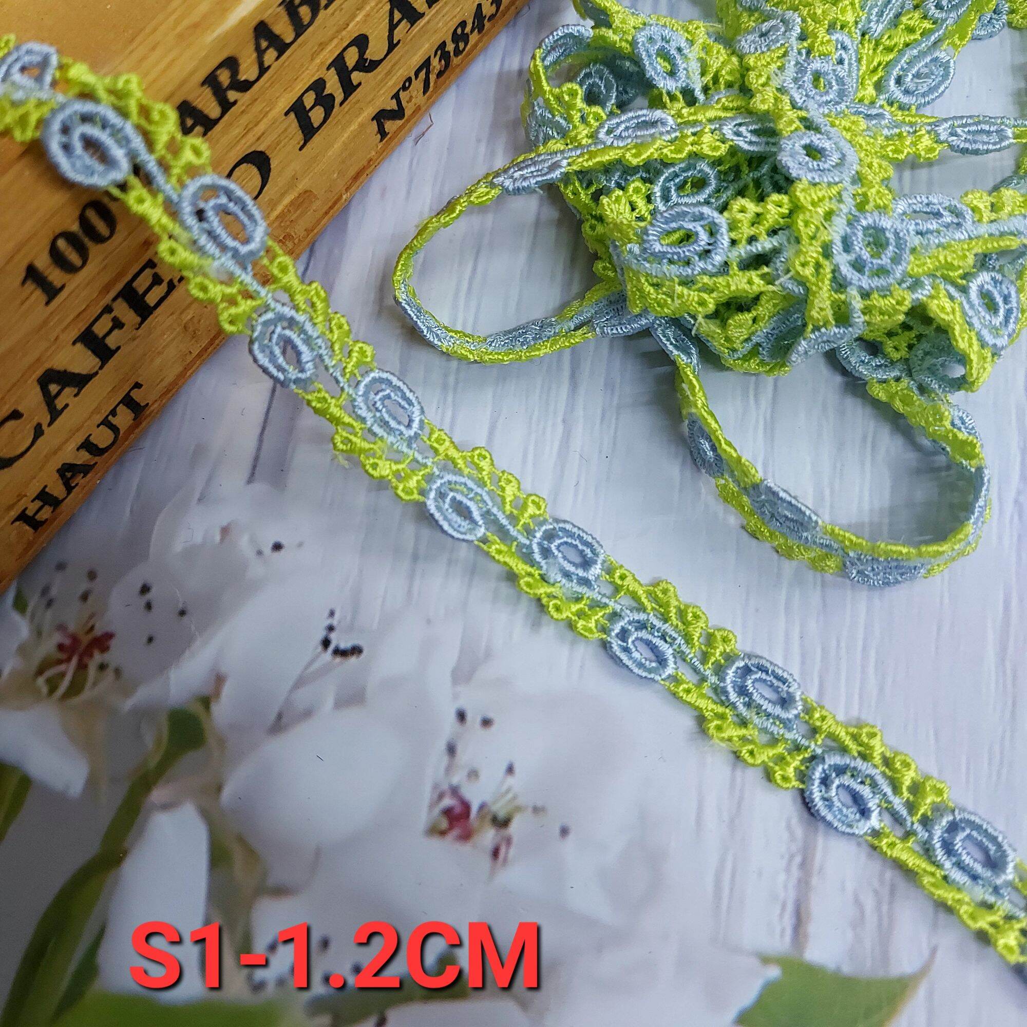 Ren hoa dây , phụ kiện thủ công,bản rộng 1.2cm