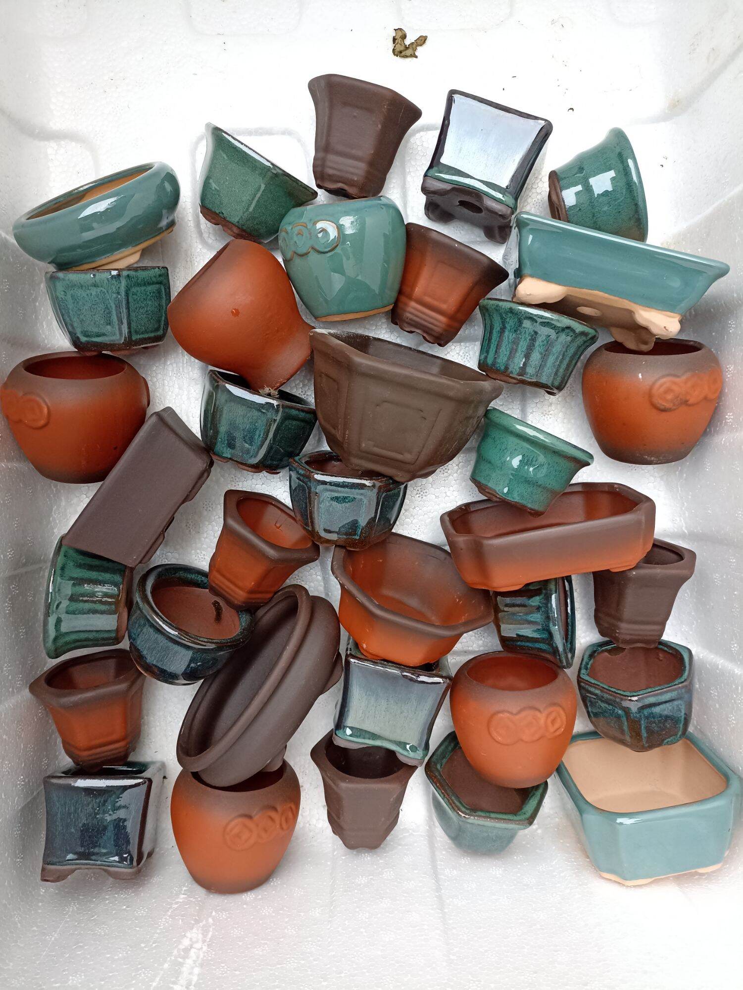 combo 35 chậu size từ 6-11cm