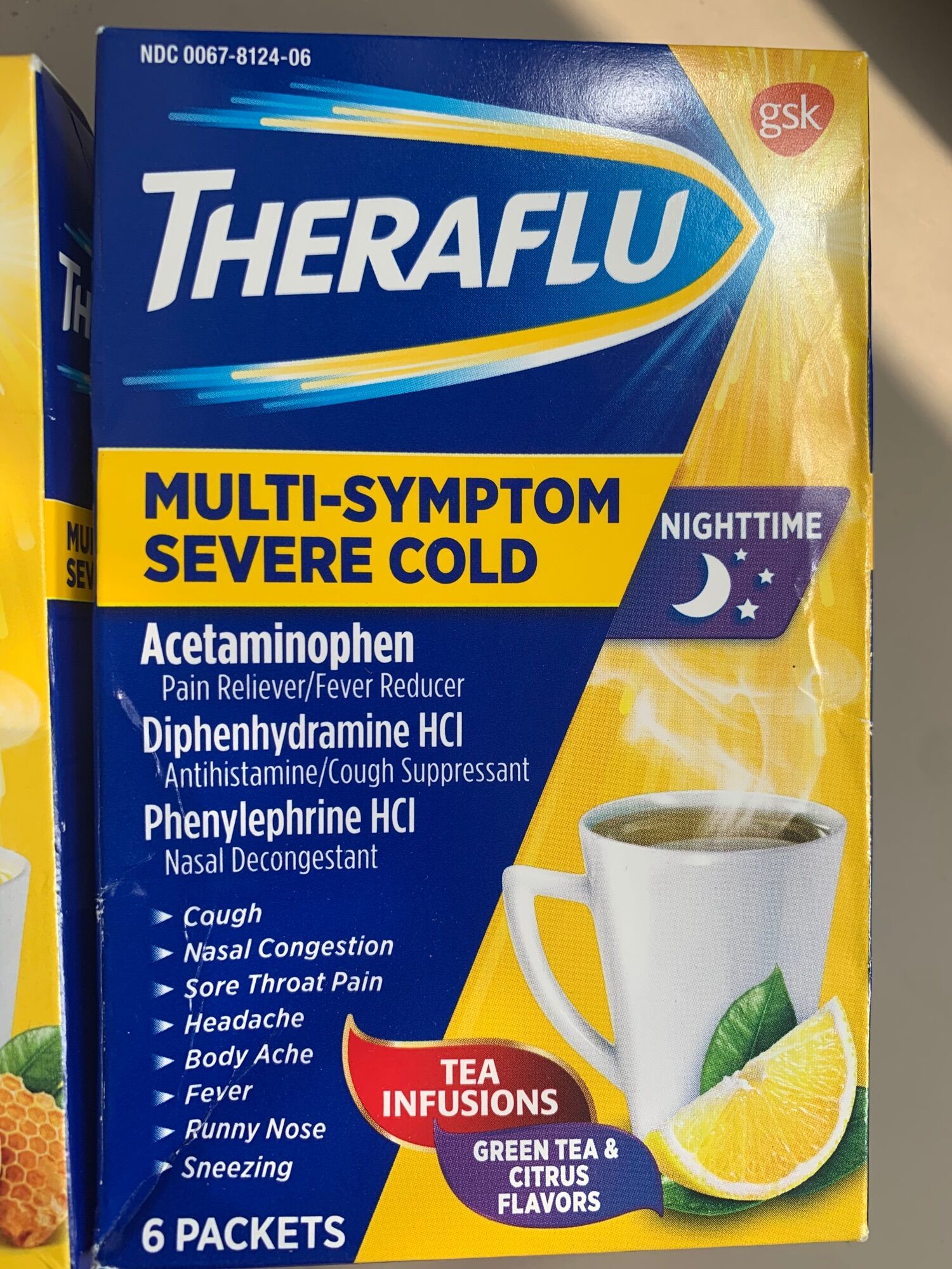 [Hàng Mỹ chính hãng] Trà giải cảm Theraflu