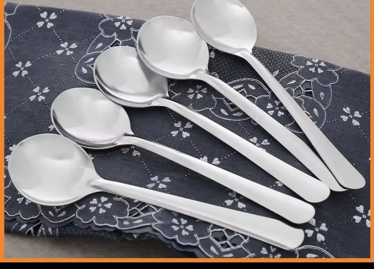 Set 1 cái muỗng súp tròn inox giá rẻ