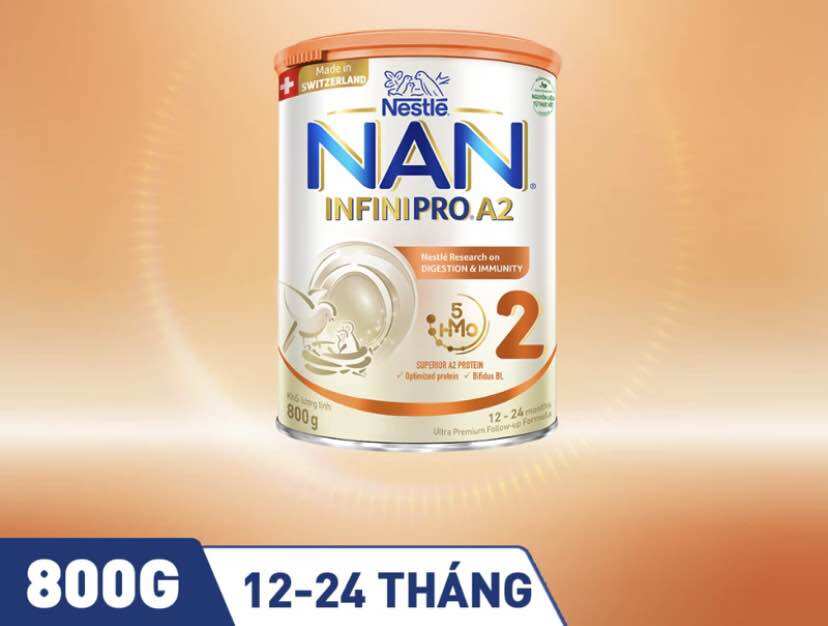 Sữa Bột Nestle Nan Infinipro A2 2 - Hộp 800g
