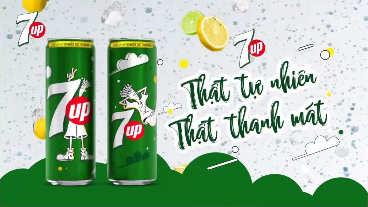 THÙNG NƯỚC NGỌT 24 LON 7UP ×320ML