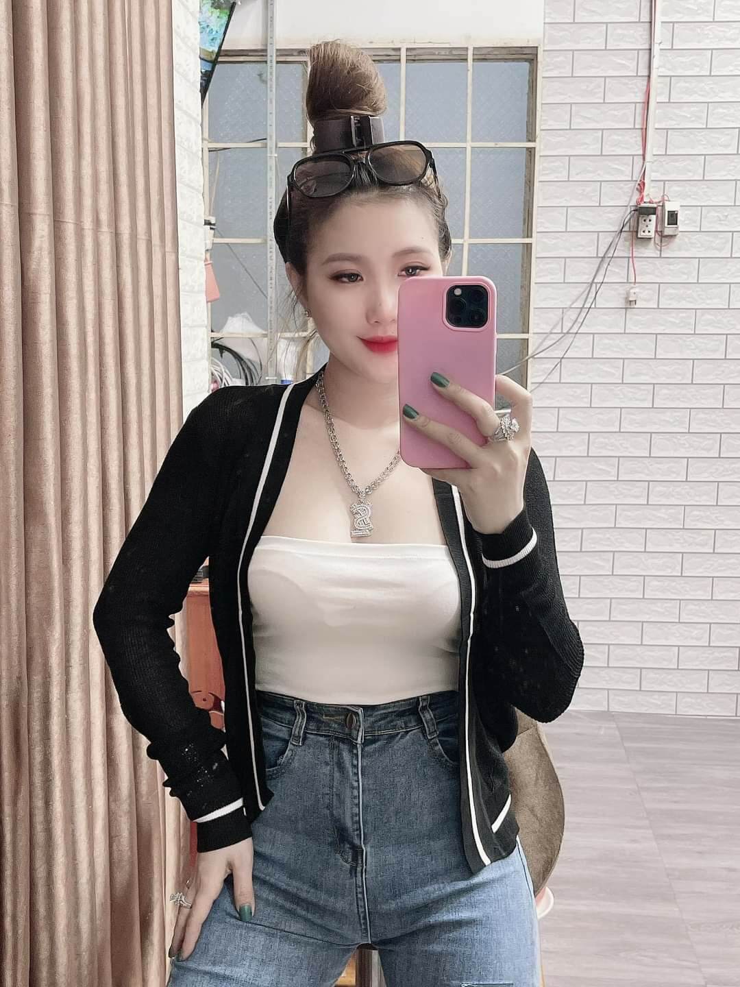 Áo Khoác Len Mỏng Phối Đồ Xinh. Áo Khoác Len Nữ H159