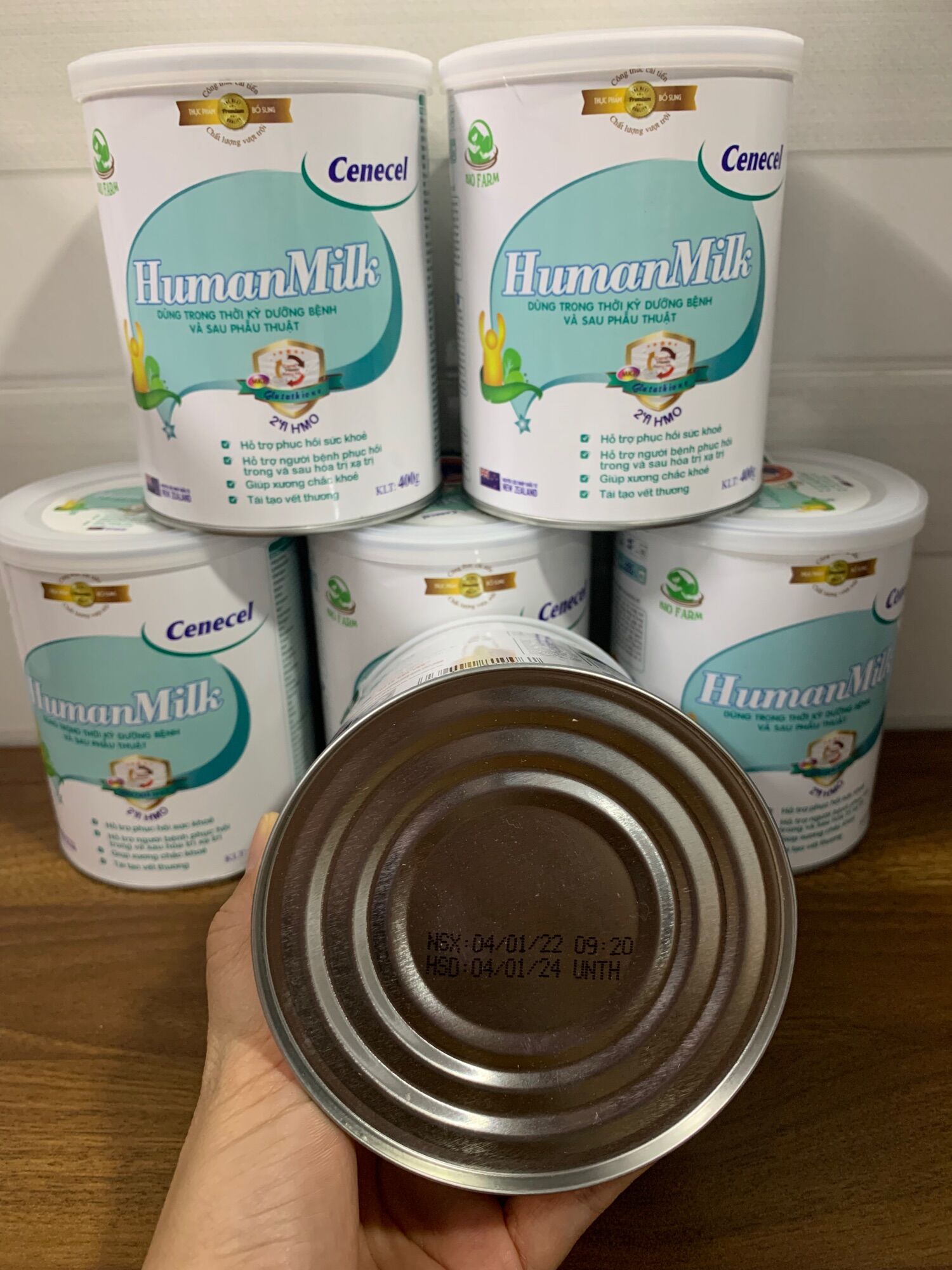 Sữa bột Humanmilk Cenecel 400g( dành cho bệnh nhân Ung Thư)