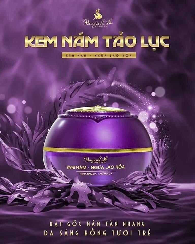 Kem Face Nám Tảo Lục Huyền Cò 30Gr