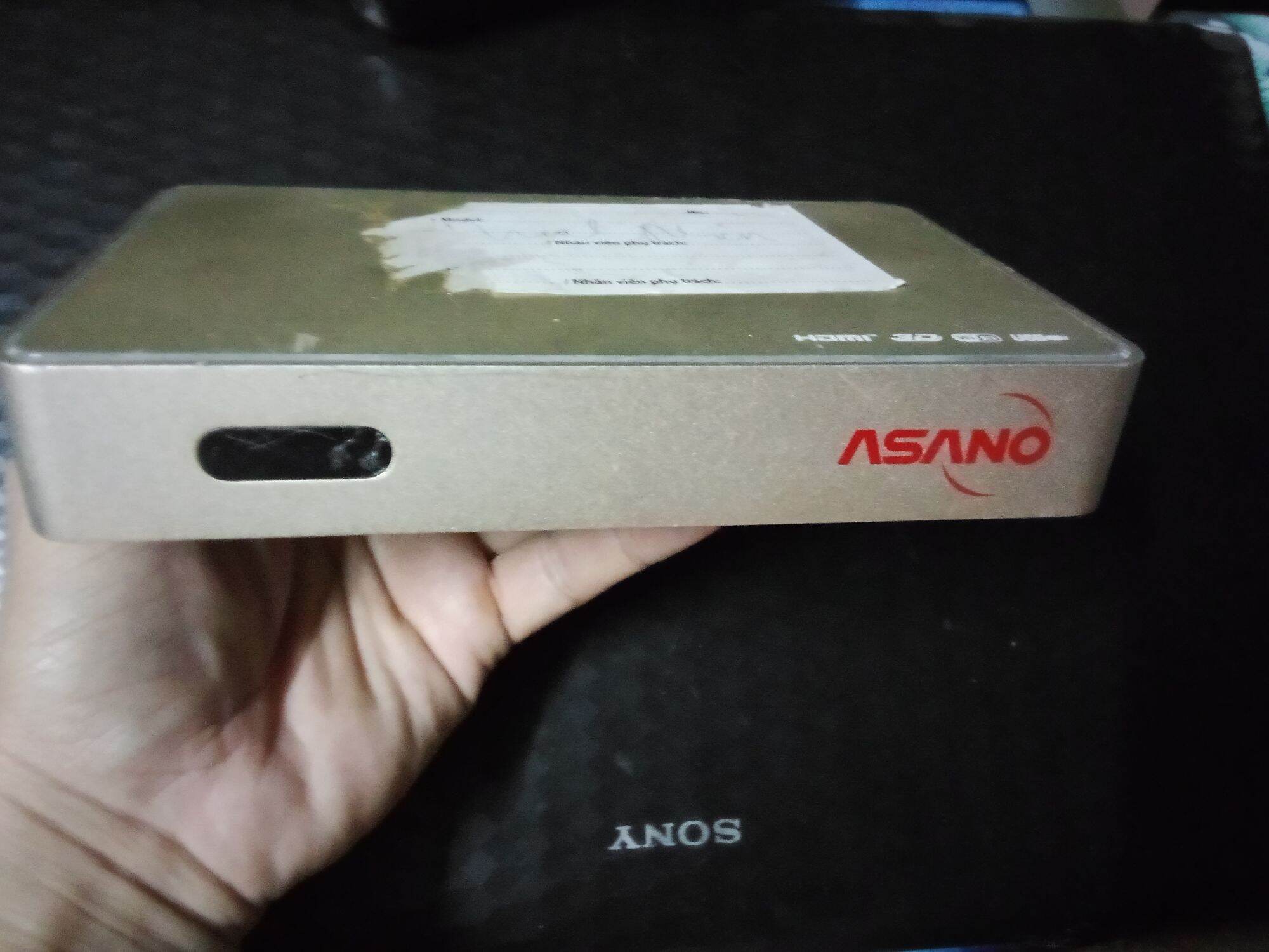 Android TV box Asano android 7.1,ram 1gb rom 8gb, phụ kiện: adapter