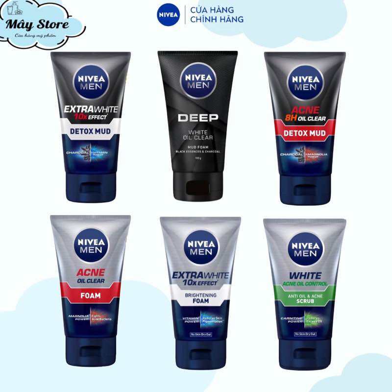 Sữa rửa mặt Nivea Men 100g