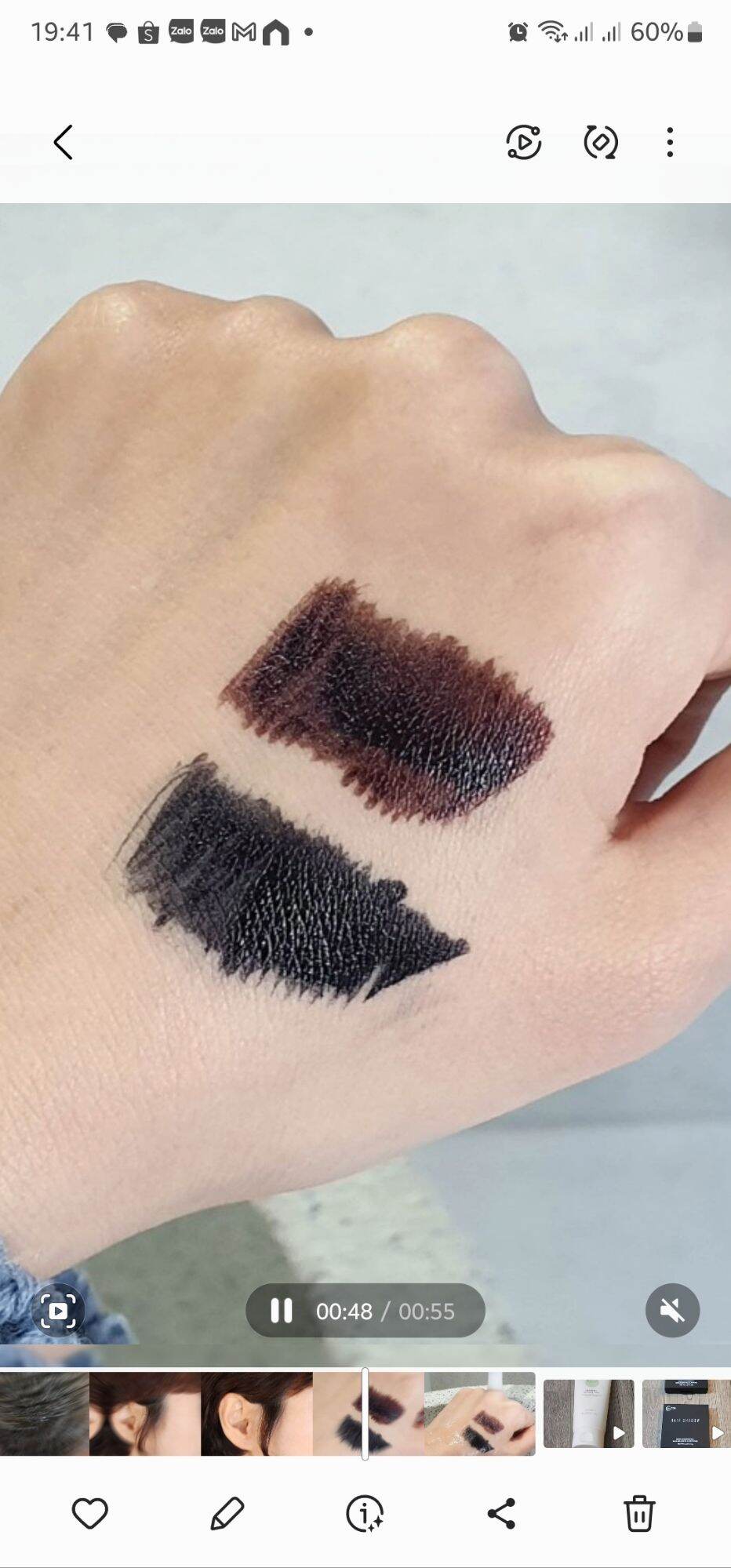 [cam kết chuẩn Auth] Mascara Che Tóc Bạc Rire Quick Hair Cara Hàn Quốc
