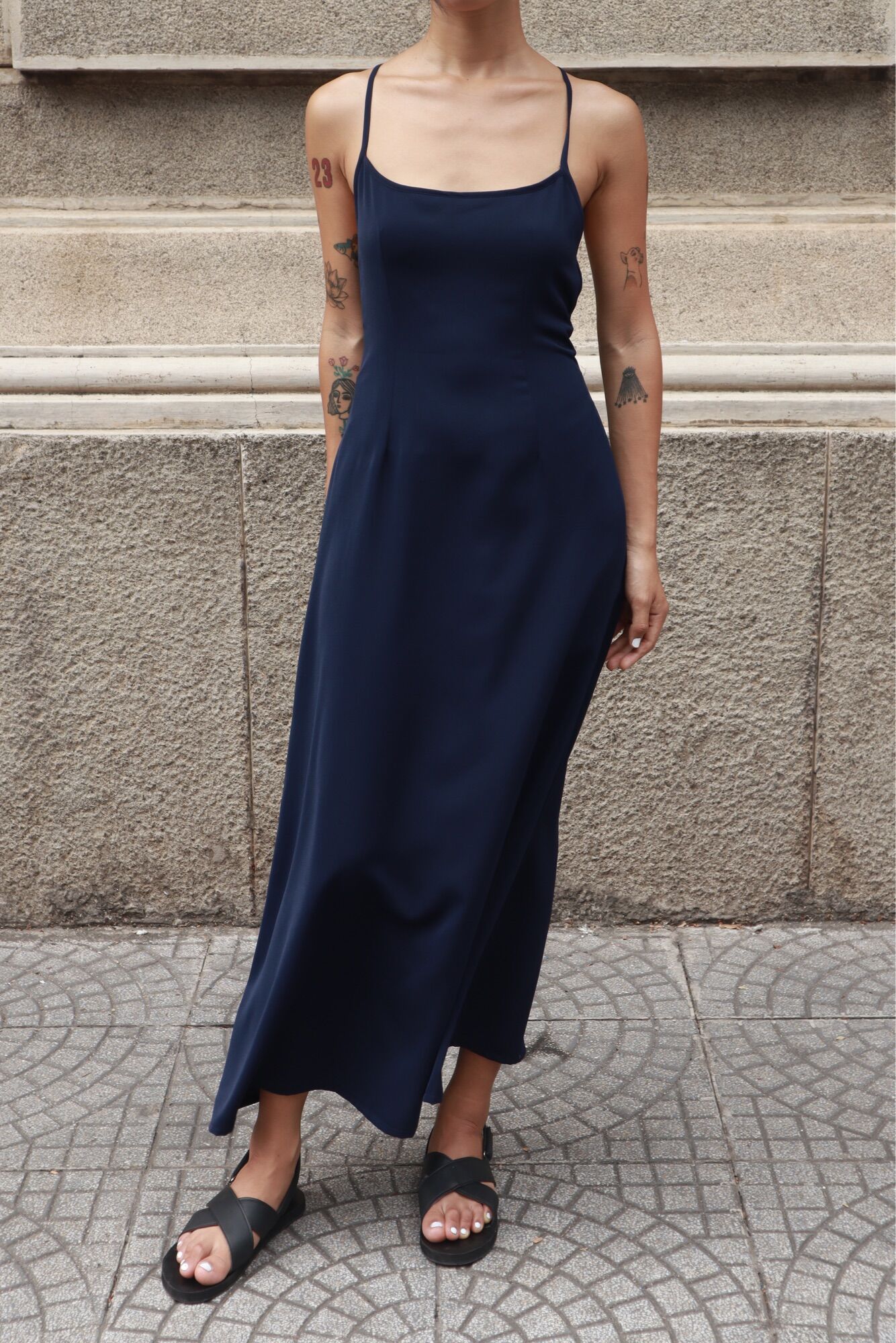 VÁY HAI DÂY LỤA MÁT MẺ BLEN DRESS | FLANH