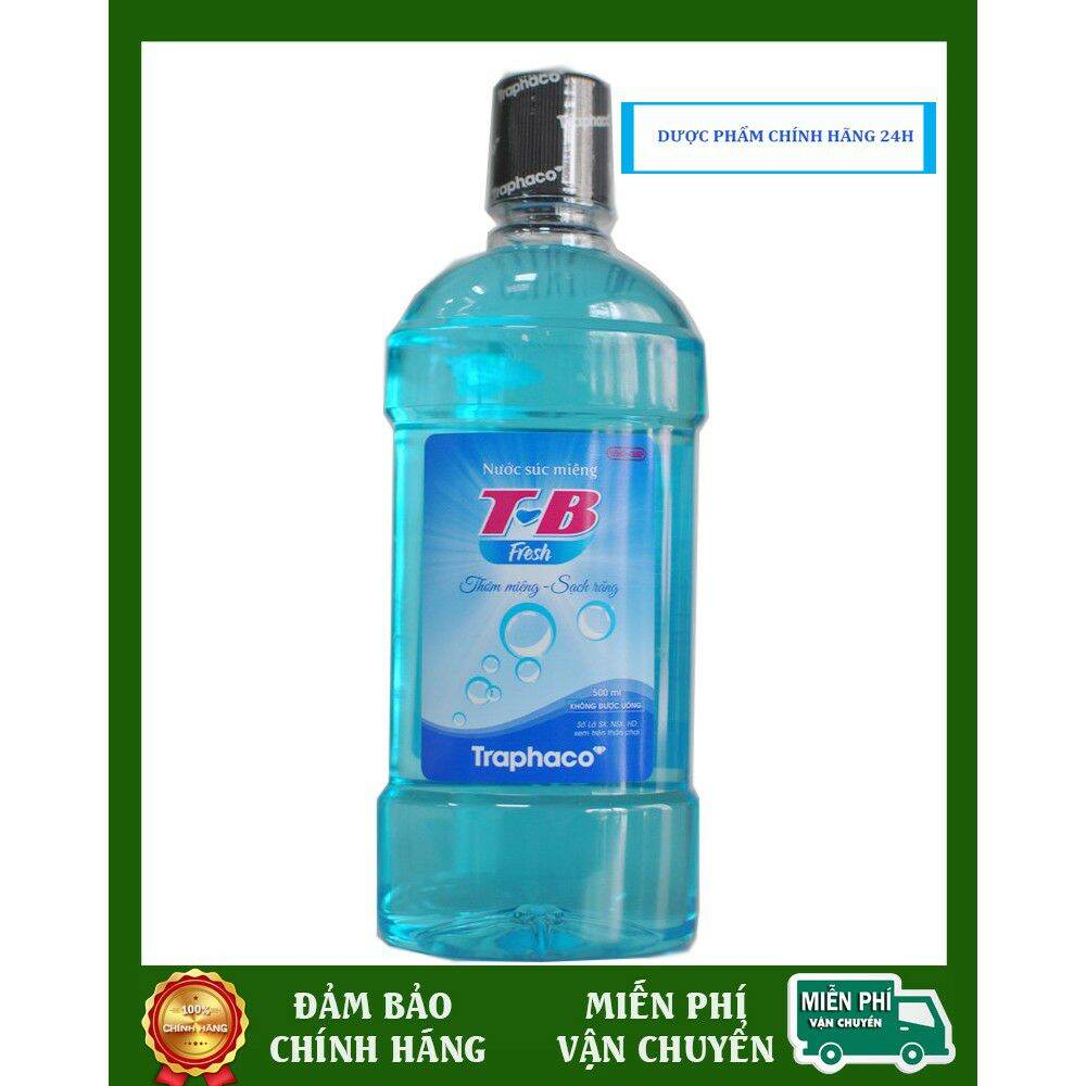 [HCM]Nước Súc Miệng T-B Fresh Traphaco 500ml