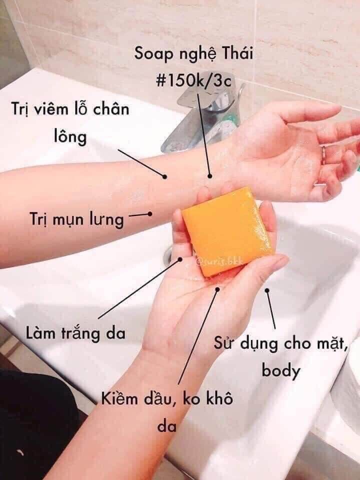 Soap Nghệ Cam Thái Lan