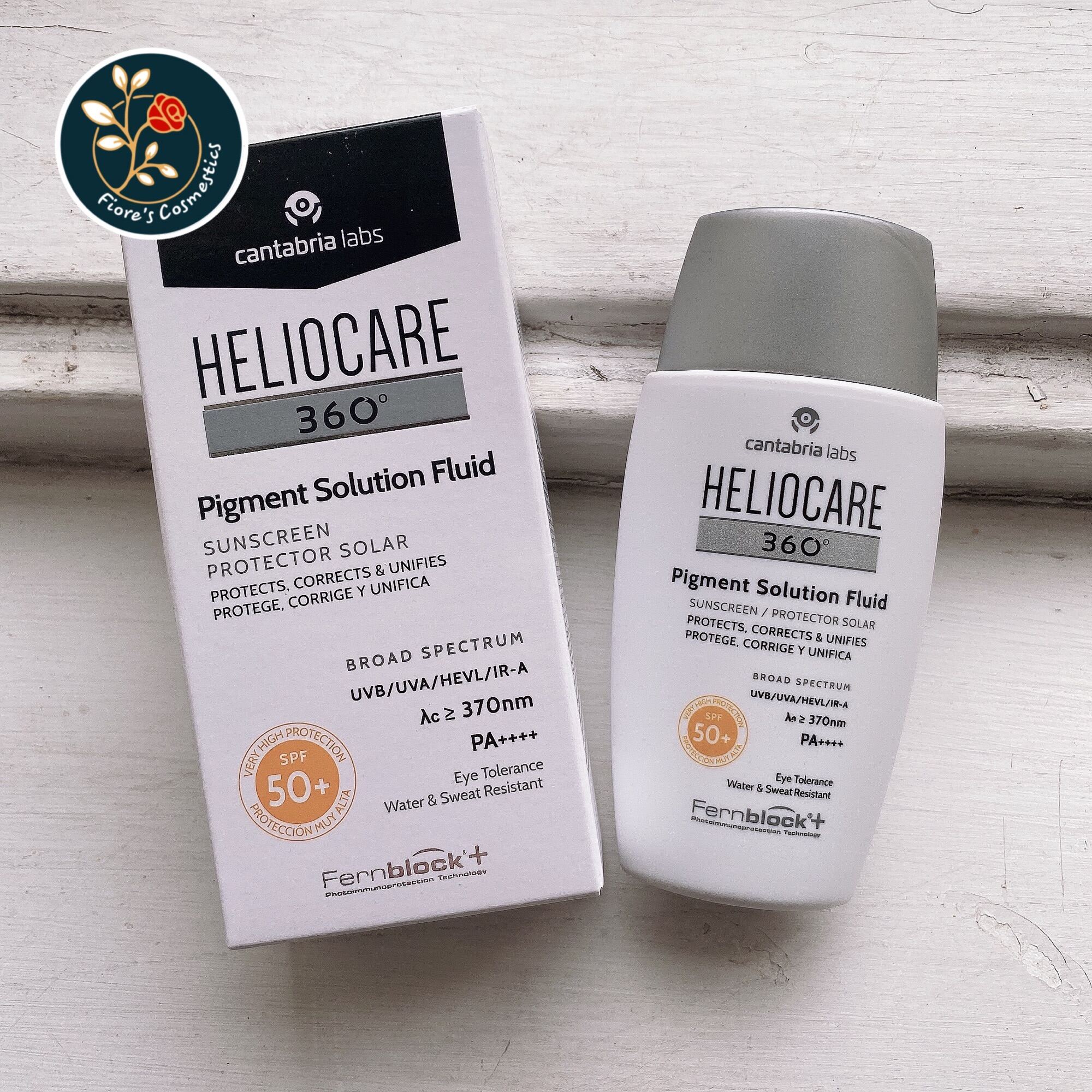 Kem Chống Nắng Heliocare Pigment Solution Fluid Spf 50+ Hiệu Chỉnh Sắc Tố Trên Da