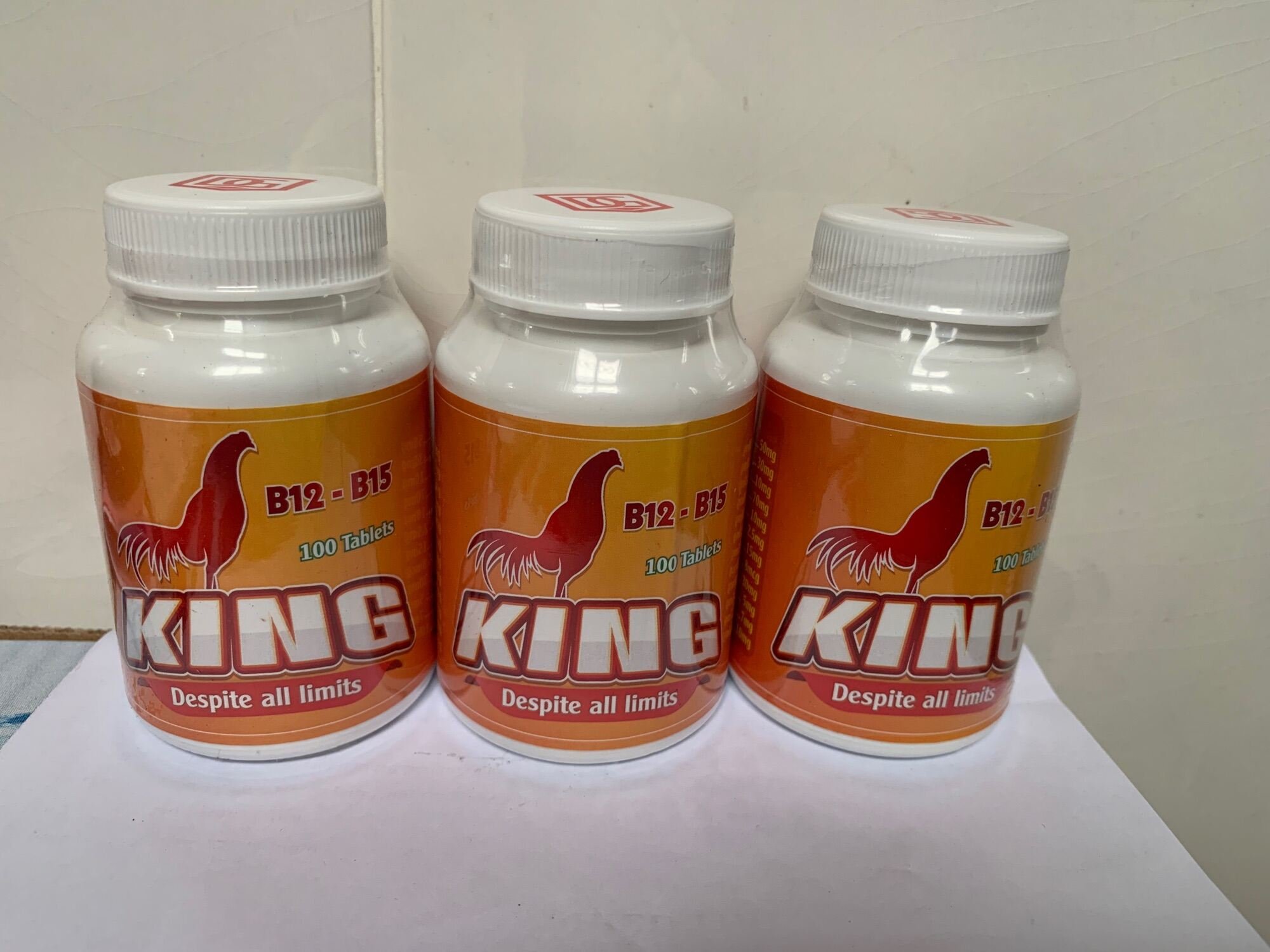 KING B12-B15 thuốc nuôi gà đá Combo 3 hộp