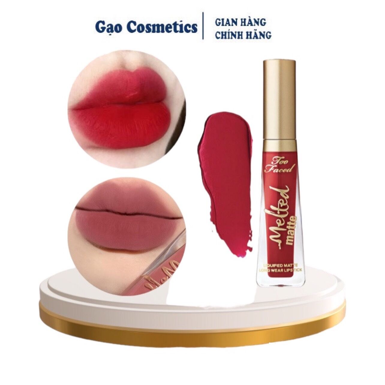 Son Kem Lì Toofaced Melted Matte Màu Pumpkin, Prissy, Sell Out, Lady ball, Nasty Girl