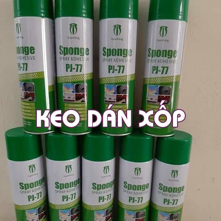 Chai xịt keo dán xốp..