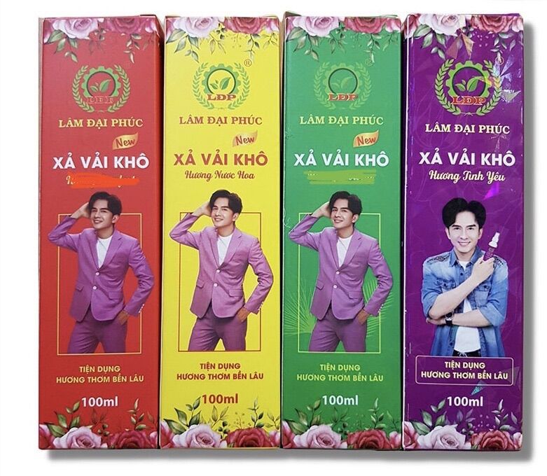 24 CHAI NƯỚC XẢ VẢI KHÔ ( 4 màu tuỳ chọn ) - LÂM ĐẠI PHÚC