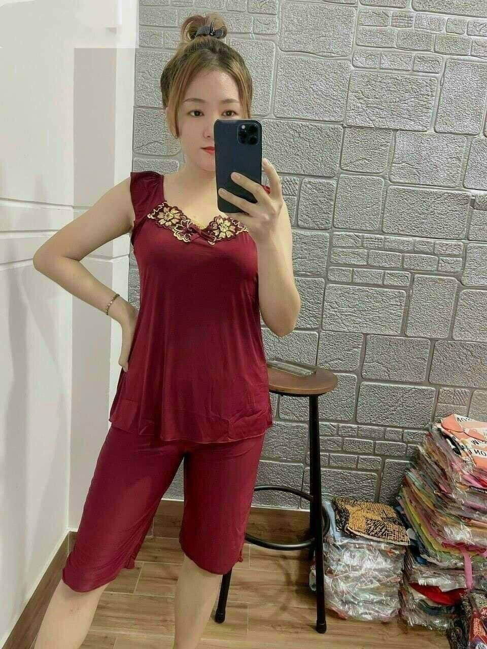 [Có size 45-75kg] Bộ lửng thun lạnh tay cánh tiên
