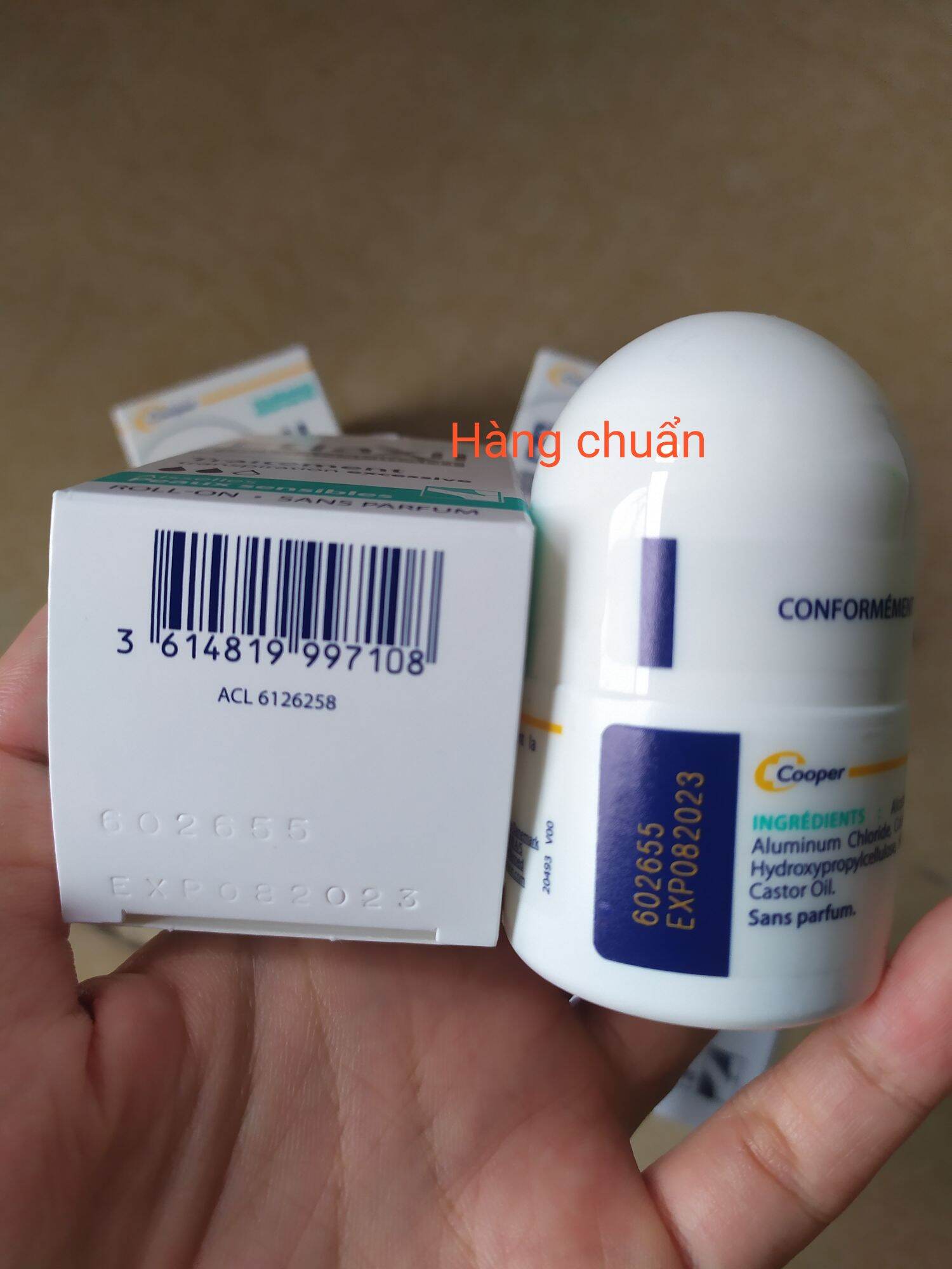 Lăn khử mùi Etiaxil hàng chuẩn auth ( lọ 15ml)